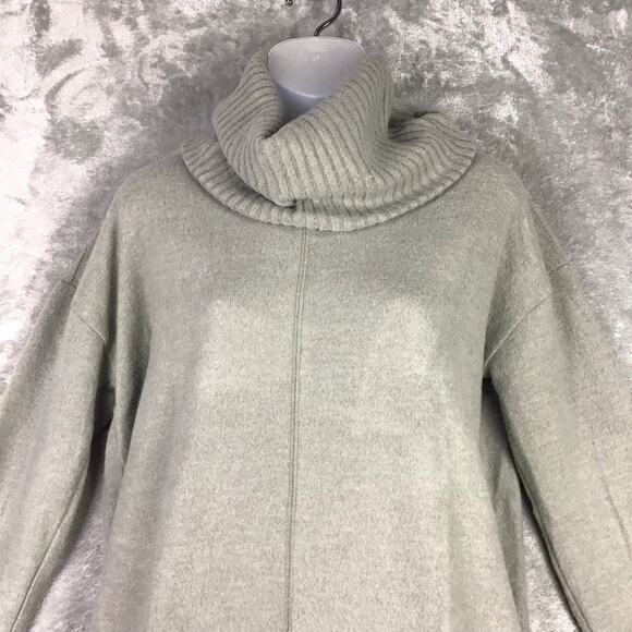 Lulu’s Autumn Daze Sage Green Cowl Neck Tunic Sweater Dress Pullover XS NWT - Picture 13 of 13